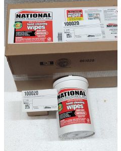 HW-90 National HD Hand Cleaning Wipes 90 ct 8 x12