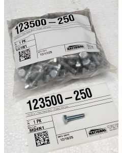 1/4-20 x 1 Hex Head Bolt - Plated 250 pcs