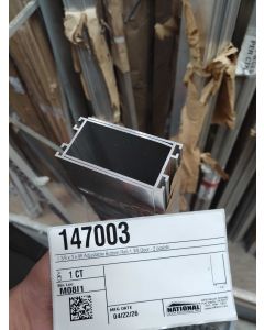 1 3/8 x 3 x 8ft Adjustable Bottom Rail-1 3/8 Door - 2 pcs/ctn