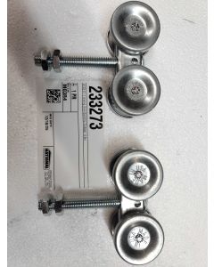 #102-S1-T Sliding Door Bolt thru Trolleys - 4.5in