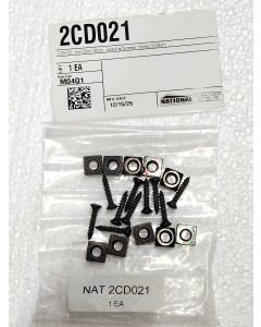 CDH-S1  Iron Door Studs - Black w/Screws 10/pkg (222491)