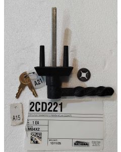 CDH-LHLK Twisted Iron L-Handle w/Lock (222437)