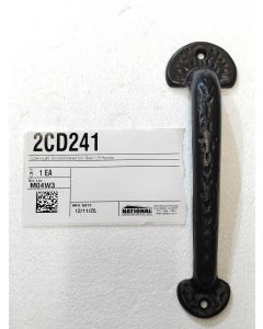CDH-HLB9  9in Hammered Iron Bean Lift Handle