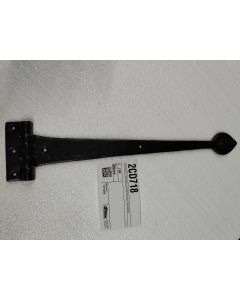 CDH-HS16WH  16in Hinged Hammered Iron Spear Hinge (222426)