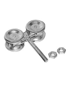 #102-S1-T Sliding Door Bolt thru Trolleys - 4.5in