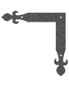 CDH-AB090F  90 Degree Fleur-de-lis Corner Bracket